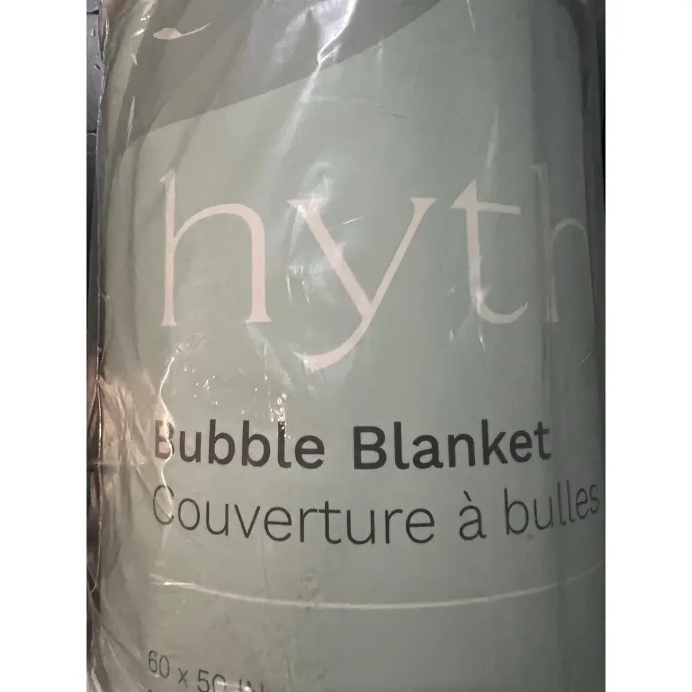 Hythe Bubble Blanket 60x50 White Plush Throw FabFitFun Cozy Warm NWT Soft Gift